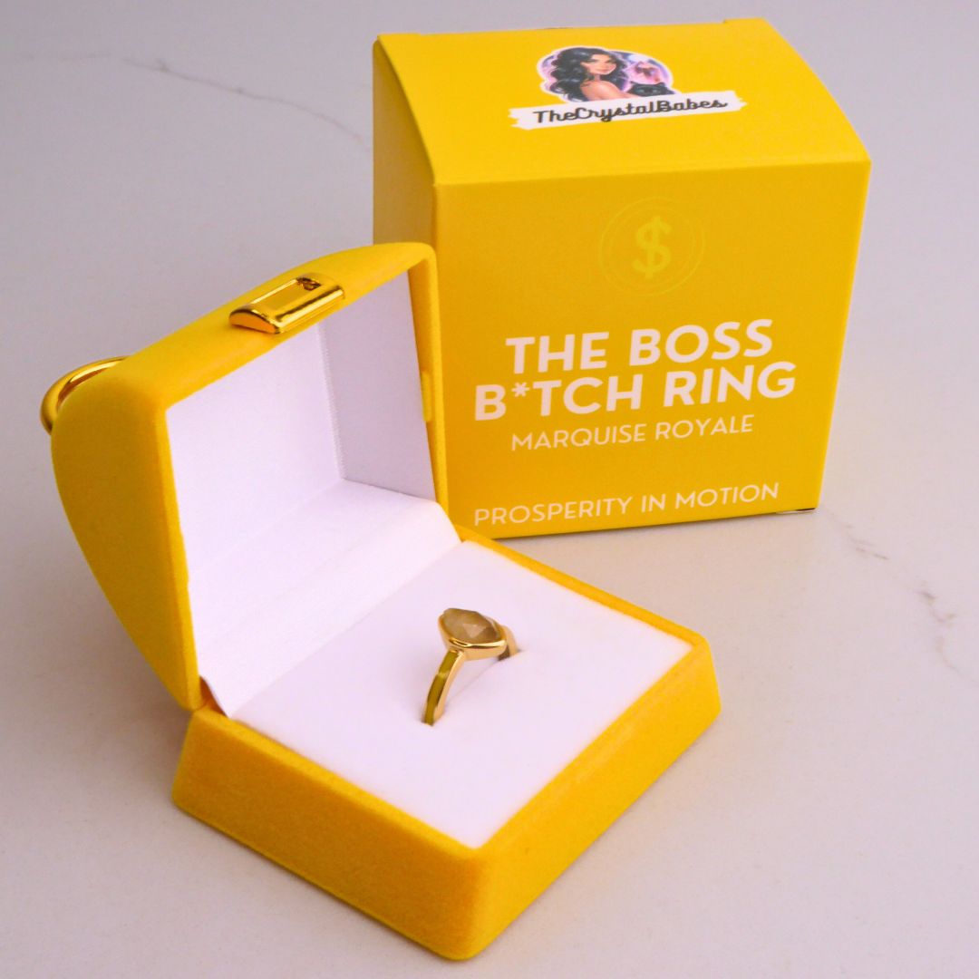 The Boss B*tch Ring Marquise Royale
